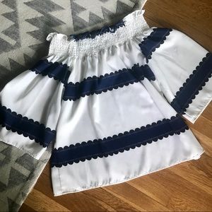 {Boutique} off shoulder summer top